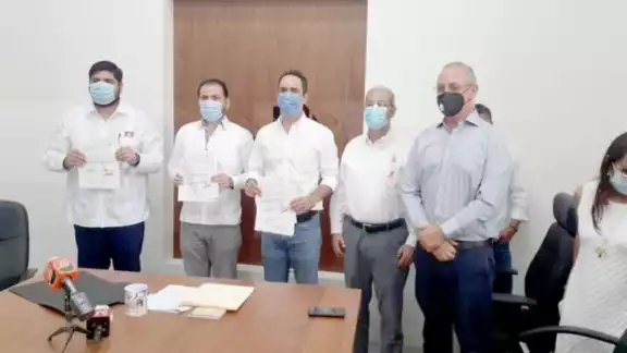 Se firmó un convenio de colaboración entre el Infonavit y el Infocam. Se firmó un convenio de colaboración entre el Infonavit y el Infocam.
