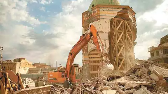 La Unesco lanza concurso mundial para recuperar Al Nuri, recinto iraquí destruido por la guerra.