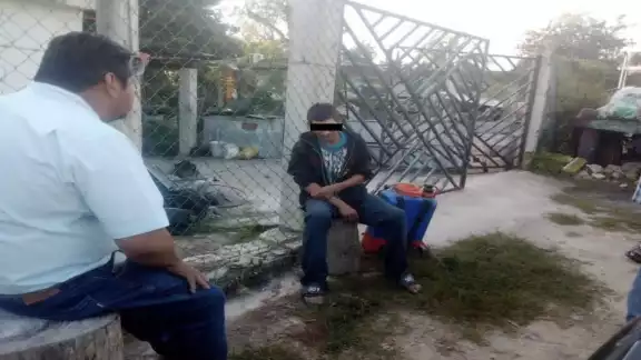 El sujeto fue trasladado a la cárcel de Chetumal.