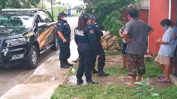 El joven fue hallado en Chemax y posteriormente fue llevado hasta su domicilio. Foto: Alfredo Osorio Aguilar. El joven fue hallado en Chemax y posteriormente fue llevado hasta su domicilio. Foto: Alfredo Osorio Aguilar.