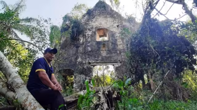 El sitio fue descubierto entre 1950 y 1960. Foto: Luis Enrique Tuz.
