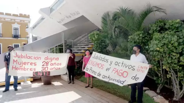 El secretario general de la organización insistió en que se cumpla el artículo 162 de la Ley Federal del Trabajo para el gremio campechano. Foto: Lucio Blanco.