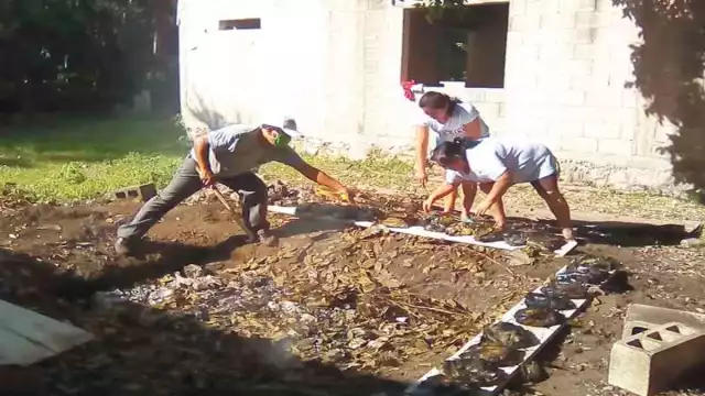 Durante su preparación, se hizo la ceremonia maya para pedir permiso a los pixanes.