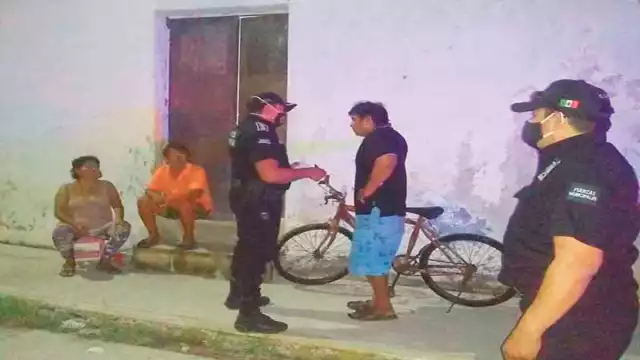 La desaparición de la mujer causó movilización policíaca. Foto: José Luis López Quintal.