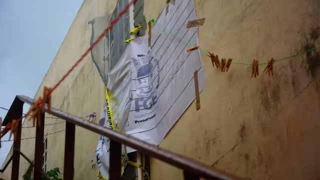 Esta casa fue asegurada luego de rescatar a dos menores de edad que eran víctimas de corrupción de menores en Cancún