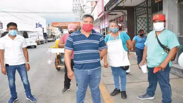 Los comerciantes sostuvieron una reunieron con el titular de Gobernación Municipal.