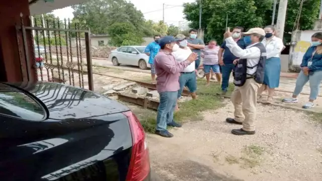 Propietarios de terrenos argumentaron que su patrimonio “no se
vende ni se indemniza”. Foto: Jorge Caamal.