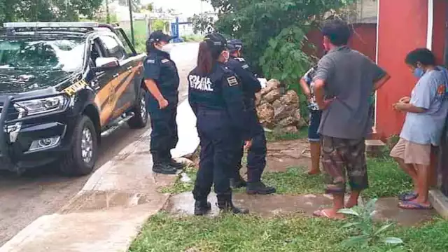 El joven fue hallado en Chemax y posteriormente fue llevado hasta su domicilio. Foto: Alfredo Osorio Aguilar.