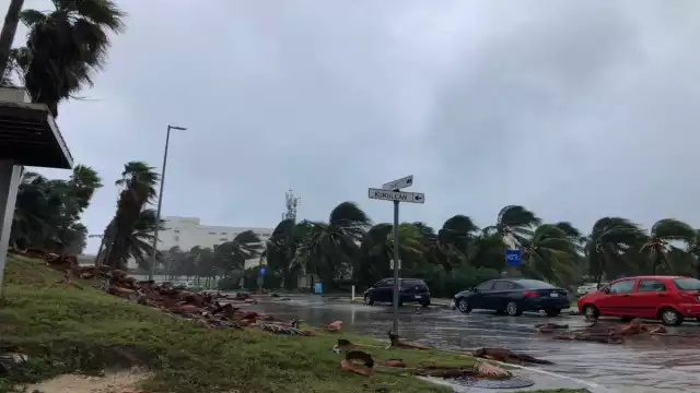 El Huracán Delta registra vientos máximos de 155 km/h. Foto: Jorge Delgado.