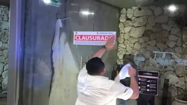 La Sefiplan colocó los sellos de clausura en el establecimiento. Fotos: Por Esto!