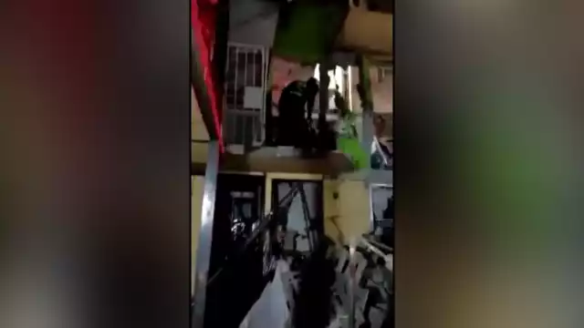 La vecindad registró derrumbes tras la explosión