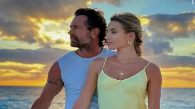 Gabriel Soto e Irina Baeva pasearon su amor por Cozumel, en la playa El Cielo, según publicó ella en Instagram