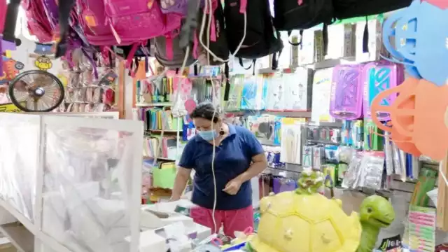 Debido a la contingencia, no se pudo realizar el tianguis papelero en la comunidad. Foto: Néstor Cuevas.