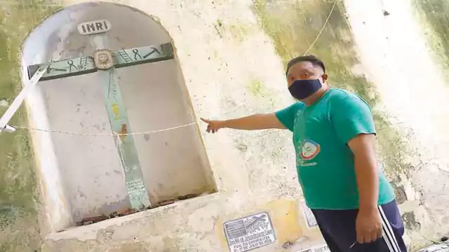 En el lugar permanece la cruz verde, muestra del sincretismo religioso.