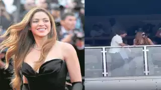 Captan a Lewis Hamilton y a Shakira en un restaurante tras el Gran Premio de Miami