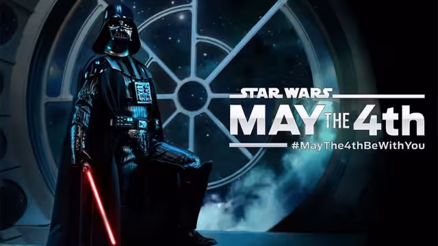 El 4 de mayo de 1979, un diario británico publicó una nota en la que miembros del Partido Conservador el Reino Unido felicitaban a Margaret Thatcher por ser la primera ministra del país, incluyendo la frase “May the Force be
with you”