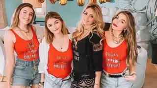 Las tres hijas de Angélica Rivera derrocharon sensualidad y alegría en trajes de baño muy coloridos