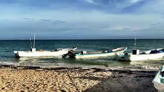 El barco con bandera de Chipre reportó haber encontrado a Erick Alí en aguas internacionales cuando flotaba encima de una nevera.