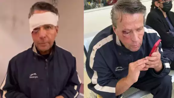 Alfredo Adame comentó que, según un nuevo video, fue agredido con una piedra. Alfredo Adame comentó que, según un nuevo video, fue agredido con una piedra.