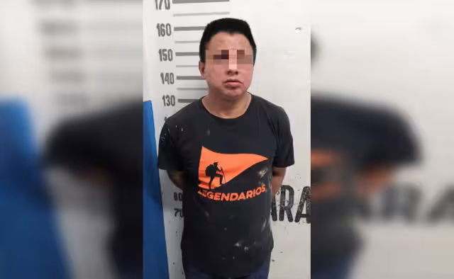 El hombre fue asegurado y puesto a disposición de la Fiscalía General del Estado, en donde se determinará su situación legal