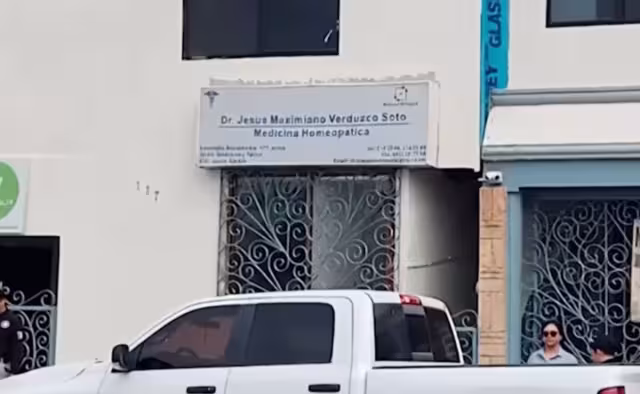 La clínica del Doctor Verduzco fue clausurada y asegurada.