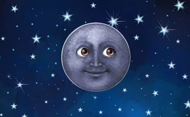 Este es el significado del emoji de la Luna en WhatsApp
