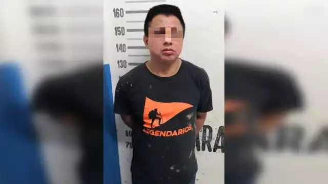 El hombre fue asegurado y puesto a disposición de la Fiscalía General del Estado, en donde se determinará su situación legal