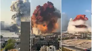 Enorme explosión en Beirut deja heridos y daños (Especial)