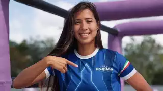 Cecy Wushu formó parte del equipo azul en Exatlón. Foto: Especial
