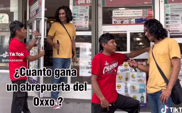 Un abrepuertas del Oxxo reveló cuanto gana en un día