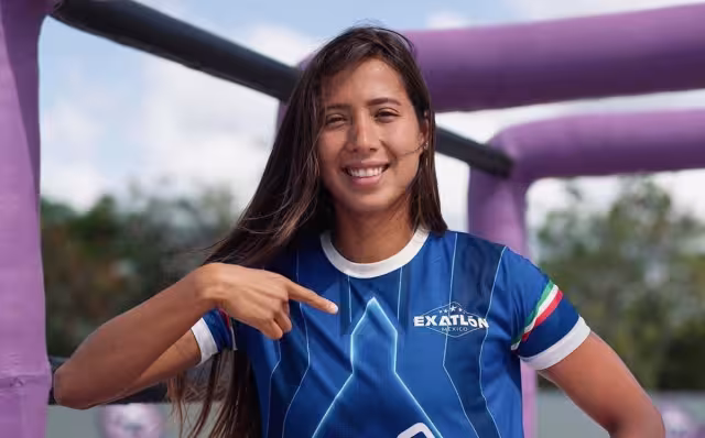 Cecy Wushu formó parte del equipo azul en Exatlón. Foto: Especial