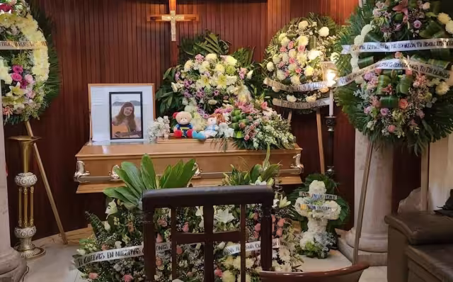 María Fernanda fue despedida por sus familiares y amigos