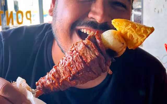 El mini trompo al pastor ya se vende en varios lados de la CDMX y Edomex. Foto: Facebook