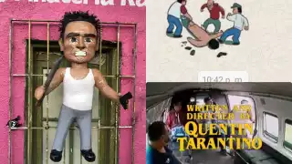 Stickers, memes y piñatas; los que dejó el video del ladrón de la combi (Especial)