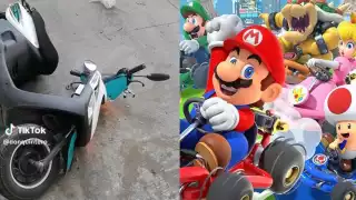 Su accidente fue comparado con el juego de Mario Kart