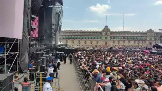 Así luce el Zócalo de la CDMX previo al concierto de Grupo Firme; está totalmente lleno