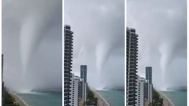 Tromba marina causa destrozos en Florida (Especial)