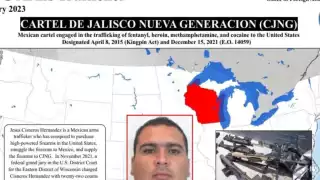 Jesús Cisneros Hernández enfrenta a las autoridades de Estados Unidos por tráfico de armas