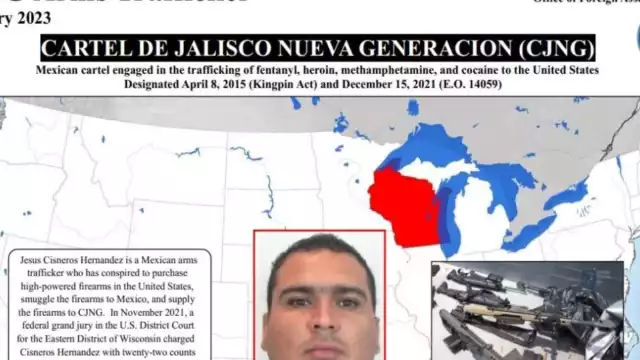 Jesús Cisneros Hernández enfrenta a las autoridades de Estados Unidos por tráfico de armas