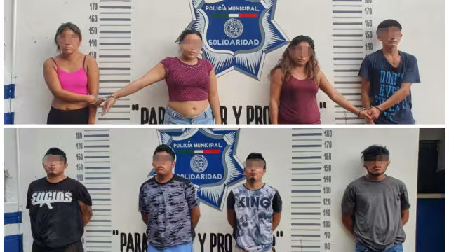 Policías detuvieron a 8 personas y se les aseguraron armas y droga (Especial)
