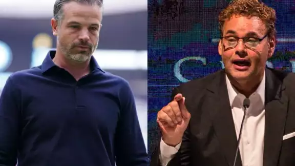David Failtelson discute acaloradamente con Rafa Puente Jr. David Failtelson discute acaloradamente con Rafa Puente Jr.
