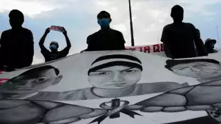 Solo tres de los 43 normalistas han sido encontrados e identificados en los últimos 7 años