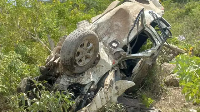 Hubo un herido de gravedad, quien antes del accidente estaba trabajando en las obras del Tren Maya