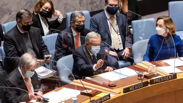 AMLO encabeza sesión del Consejo de Seguridad de la ONU