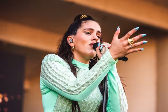 Rosalía en concierto