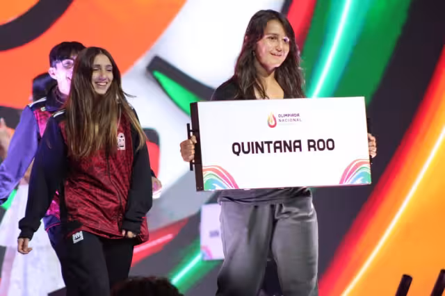 La delegación de Quintana Roo comenzó su participación en la Olimpiada Nacional.