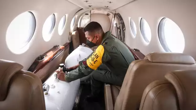 Sedena bombardea el cielo para generar lluvia