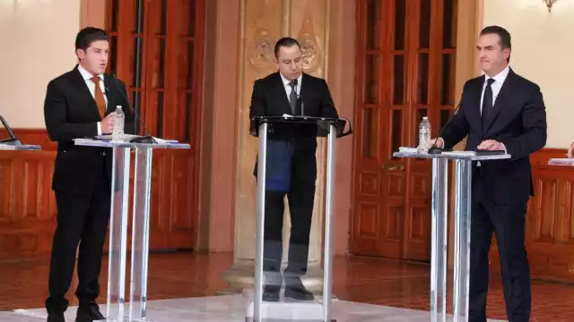Los candidatos a la gubernatura por Nuevo León se ven las caras en un debate muy complejo