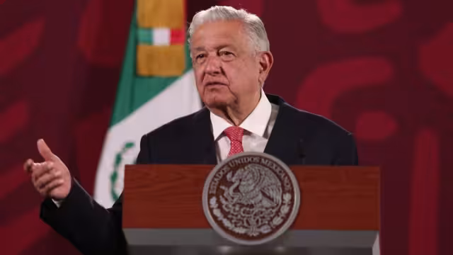 Presidente AMLO en conferencia matutina