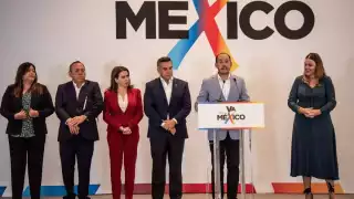 Aspirantes a la candidatura presidencial por la alianza 'Va por México'